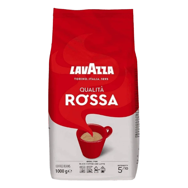 Lavazza Qualità Rossa Coffee Beans 1kg (Pack of 6) - Bulkbuydirect
