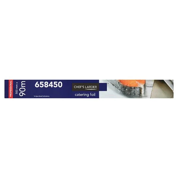 Chef's Larder Professional Catering Foil 500mm x 90m (Pack of 9) - Bulkbuydirect