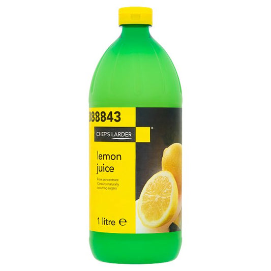 Chef's Larder Lemon Juice 1 Litre (Pack of 6) - Bulkbuydirect
