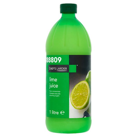 Chef's Larder Lime Juice 1 Litre (Pack of 6) - Bulkbuydirect