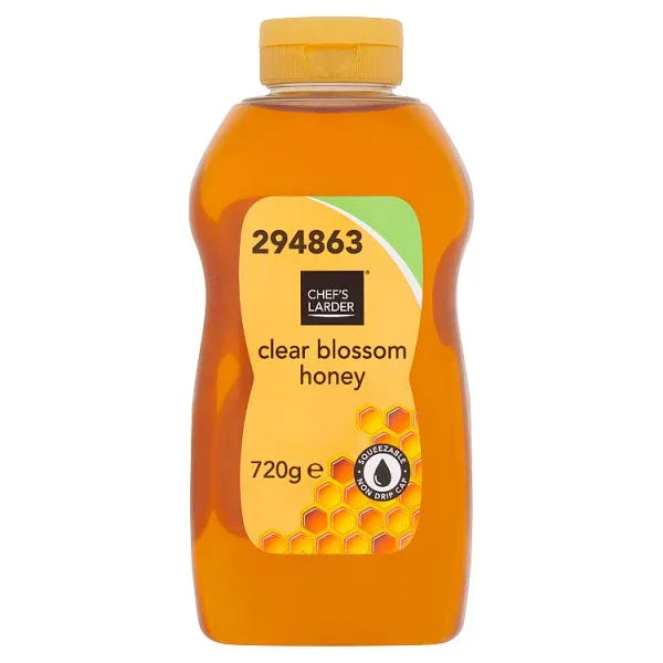 Chef's Larder Clear Blossom Honey 720g (Pack of 6) - Bulkbuydirect