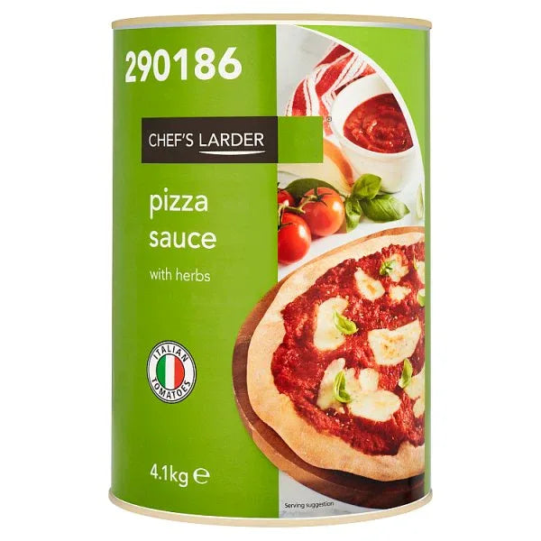 Chef's Larder Pizza Sauce with Herbs 4.1kg (Pack of 1) - Bulkbuydirect