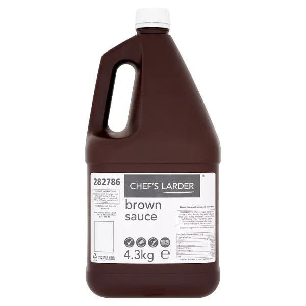Chef's Larder Brown Sauce 4.3kg (Pack of 2) - Bulkbuydirect