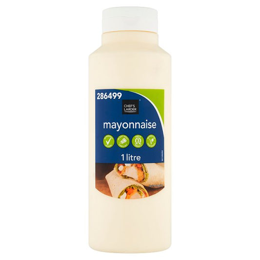 Chef's Larder Mayonnaise 1 Litre (Pack of 1) - Bulkbuydirect