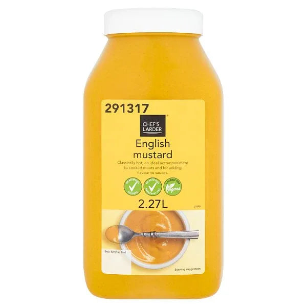 Chef's Larder English Mustard 2.27L (Pack of 1) - Bulkbuydirect