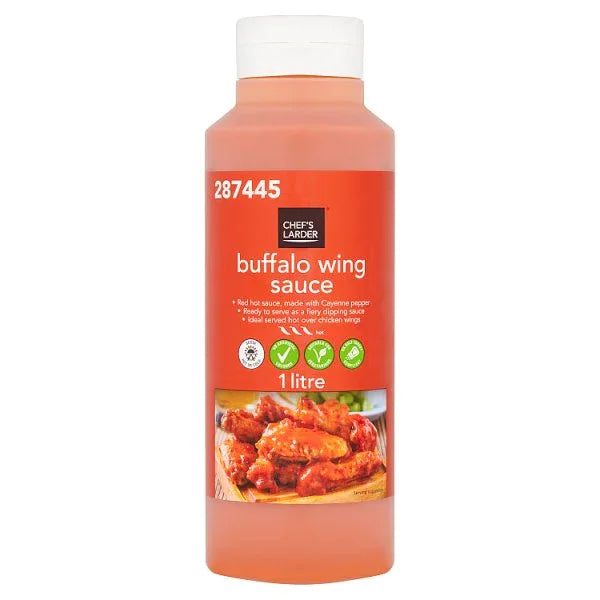 Chef's Larder Buffalo Wing Sauce 1 Litre (Pack of 6) - Bulkbuydirect