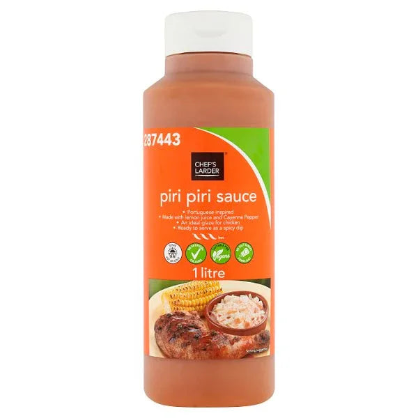 Chef's Larder Piri Piri Sauce 1 Litre (Pack of 1) - Bulkbuydirect