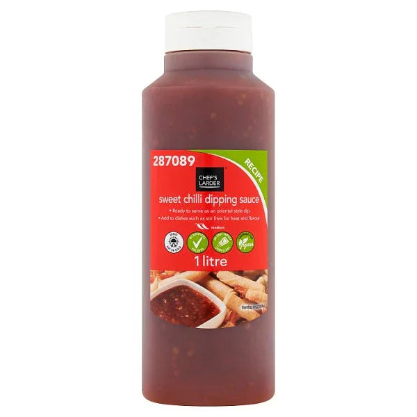 Chef's Larder Sweet Chilli Dipping Sauce 1 litre (Pack of 1) - Bulkbuydirect