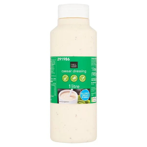 Chef's Larder Caesar Dressing 1 Litre (Pack of 1) - Bulkbuydirect