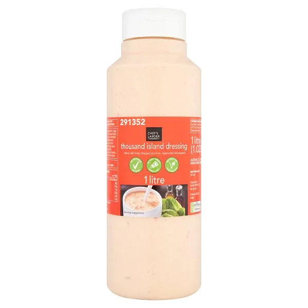 Chef's Larder Thousand Island Dressing 1 Litre (Pack of 6) - Bulkbuydirect
