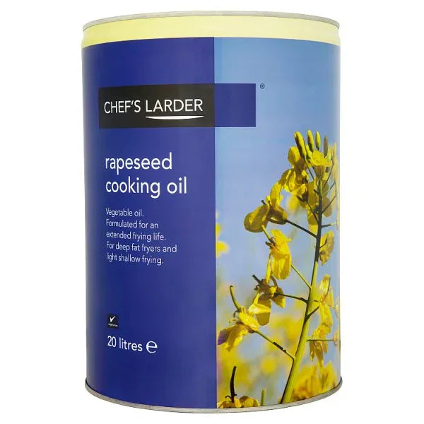 Chef's Larder Rapeseed Cooking Oil 20 Litres (Case of 1) - Bulkbuydirect