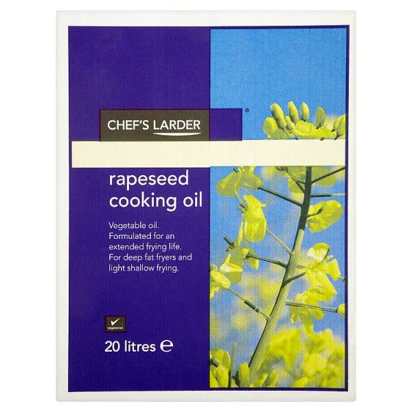 Chef's Larder Rapeseed Cooking Oil 20 Litres (Pack of 1) - Bulkbuydirect