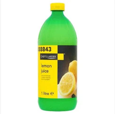 Chef's Larder Lemon Juice 1 Litre (Pack of 6) - Bulkbuydirect
