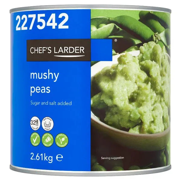 Chef's Larder Mushy Peas 2.61kg (pack of 1) - Bulkbuydirect