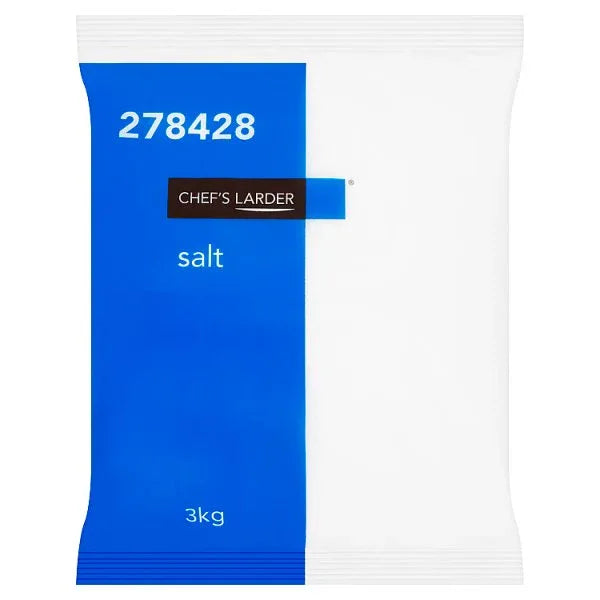 Chef's Larder Salt 3kg (Pack of 1) - Bulkbuydirect