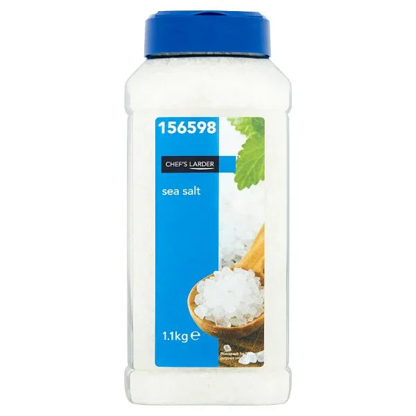 Chef's Larder Sea Salt 1.1kg (Pack of 6) - Bulkbuydirect