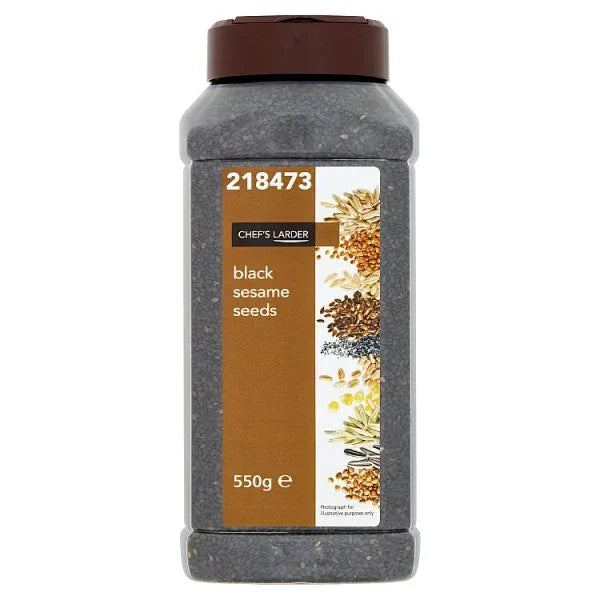 Chef's Larder Black Sesame Seeds 550g (pack of 1) - Bulkbuydirect