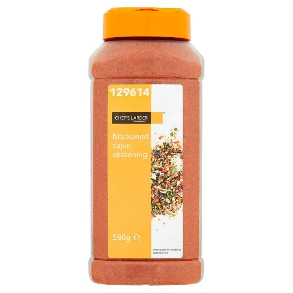 Chef's Larder Blackened Cajun Seasoning 590g (Pack of 6) - Bulkbuydirect