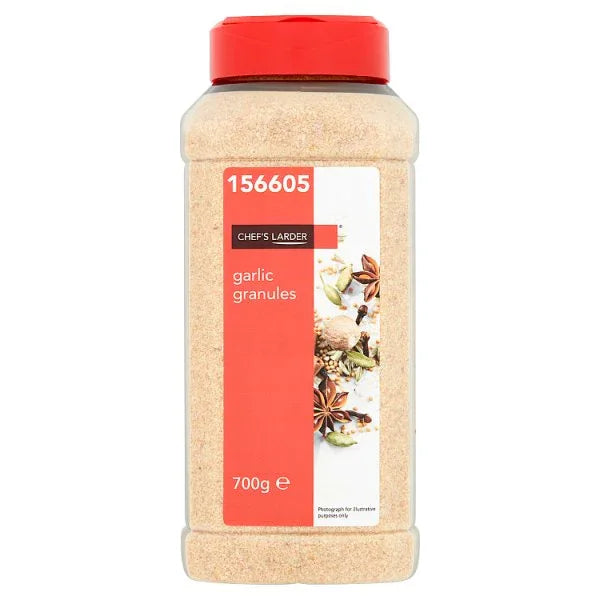 Chef's Larder Garlic Granules 700g (Pack of 6) - Bulkbuydirect