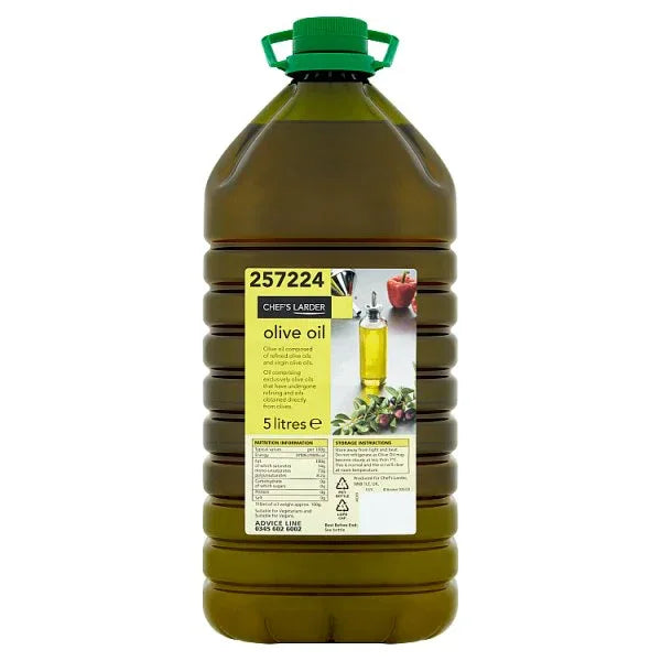 Chef's Larder Olive Oil 5 Litres (Pack of 1) - Bulkbuydirect