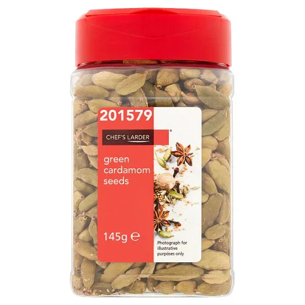 Chef's Larder Green Cardamom Seeds 145g (Pack of 5) - Bulkbuydirect