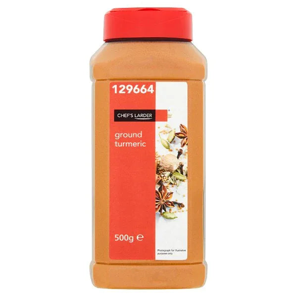 Chef's Larder Ground Turmeric 500g (Pack of 6) - Bulkbuydirect
