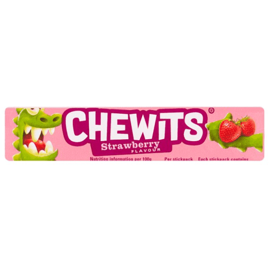 Chewits Strawberry Flavour 30g (case of 40) - Bulkbuydirect