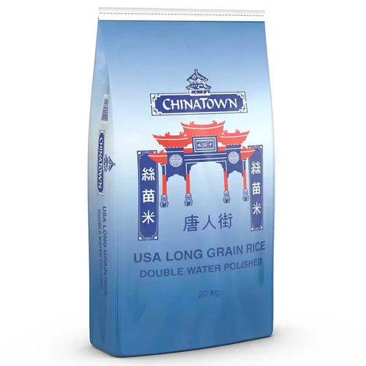 Chinatown USA Long Grain Rice, 20kg - Bulkbuydirect