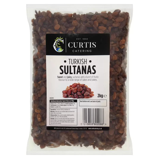 Curtis Sultanas, 2kg - Bulkbuydirect