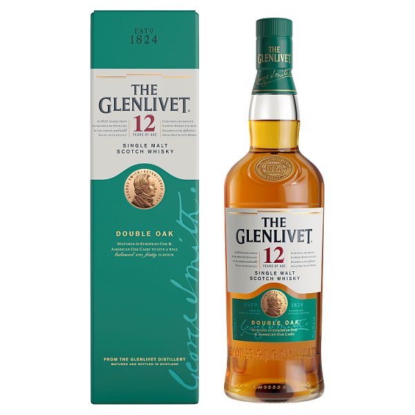The Glenlivet 12 Year Old Single Malt Scotch Whisky 70cl (Pack of 6)