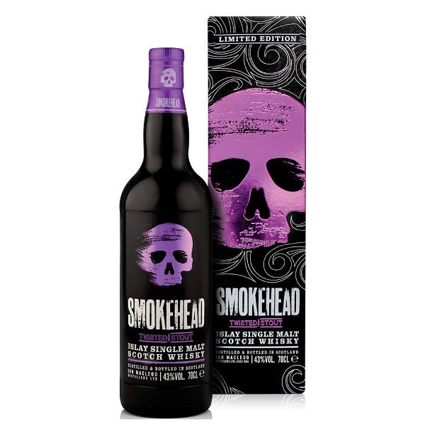 Smokehead Twisted Stout Islay Single Malt Scotch Whisky 70cl (Pack of 1)