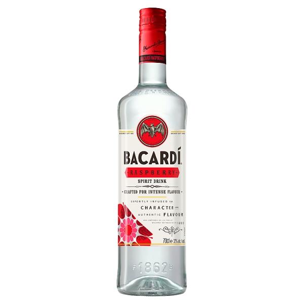 BACARDÍ Raspberry Rum Flavoured Spirit Drink, 70cl (Pack of 1)