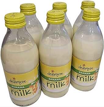 Delamere Dairy Banana Flavour Milk 500ml, Case of 12 - Bulkbuydirect