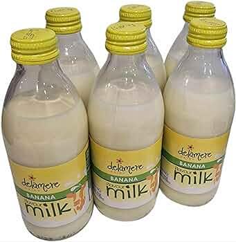 Delamere Dairy Banana Flavour Milk 500ml, Case of 12 - Bulkbuydirect