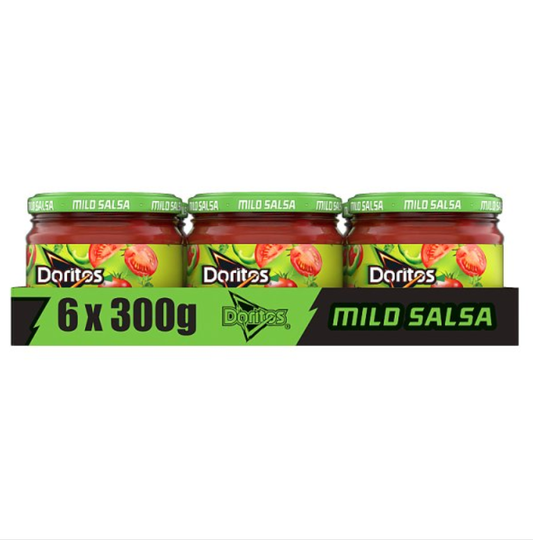 Doritos Mild Salsa Sharing Dip Tray 6 x 300g - Bulkbuydirect