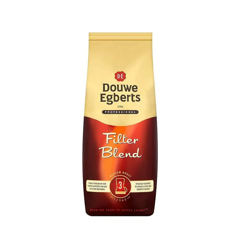Douwe Egberts Ground Filter Coffee 1kg (Pack of 6) - Bulkbuydirect