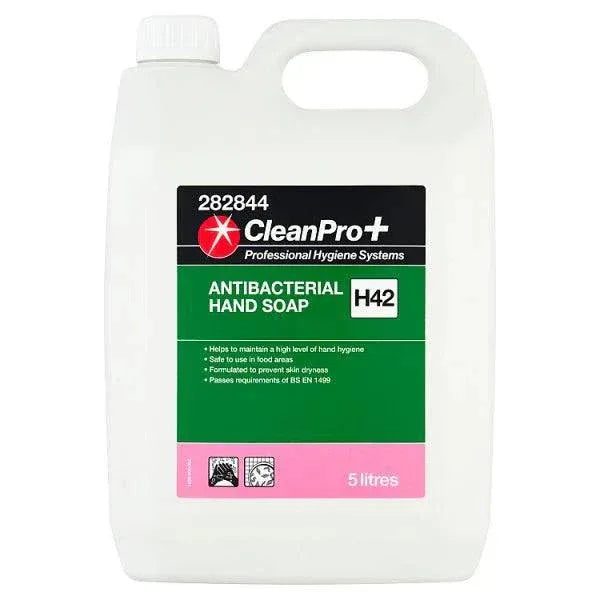 CleanPro+ Antibacterial Hand Soap H42 5 Litres (Pack of 1) - Bulkbuydirect