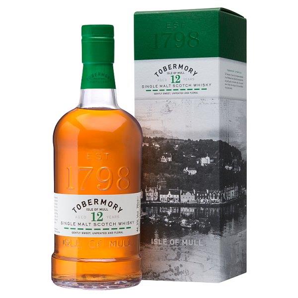 Tobermory 12-Year-Old Single Malt Whisky 70cl (Pack of 1)
