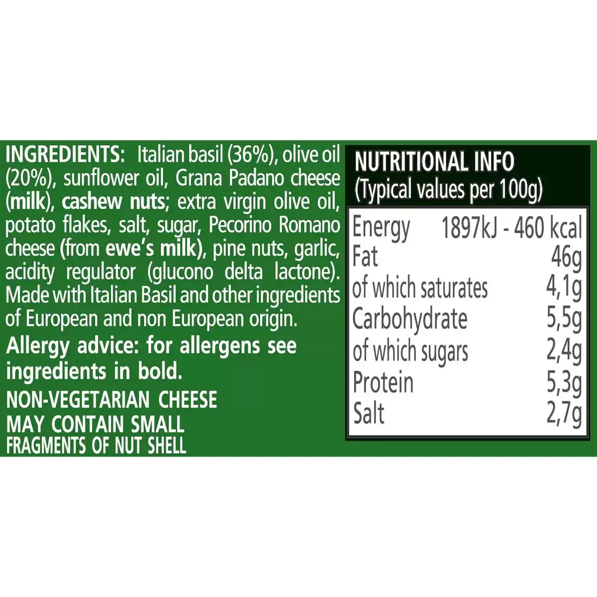 Filippo Berio Classic Pesto, 3 x 350g - Bulkbuydirect