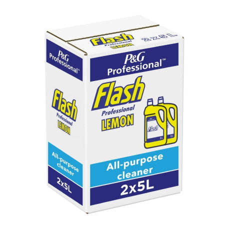 Flash Professional All-Purpose Cleaner Lemon Pack of 2 x 5Ltr - Bulkbuydirect