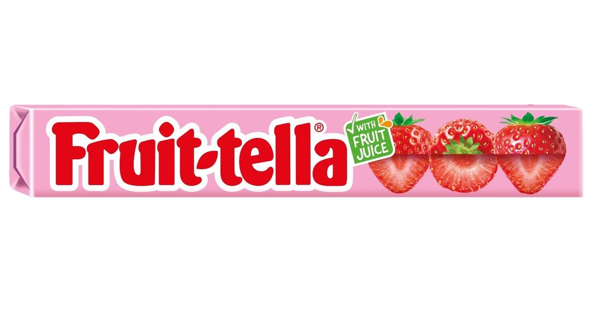 Fruit-tella with Fruit Juice 41g (case of 40) - Bulkbuydirect