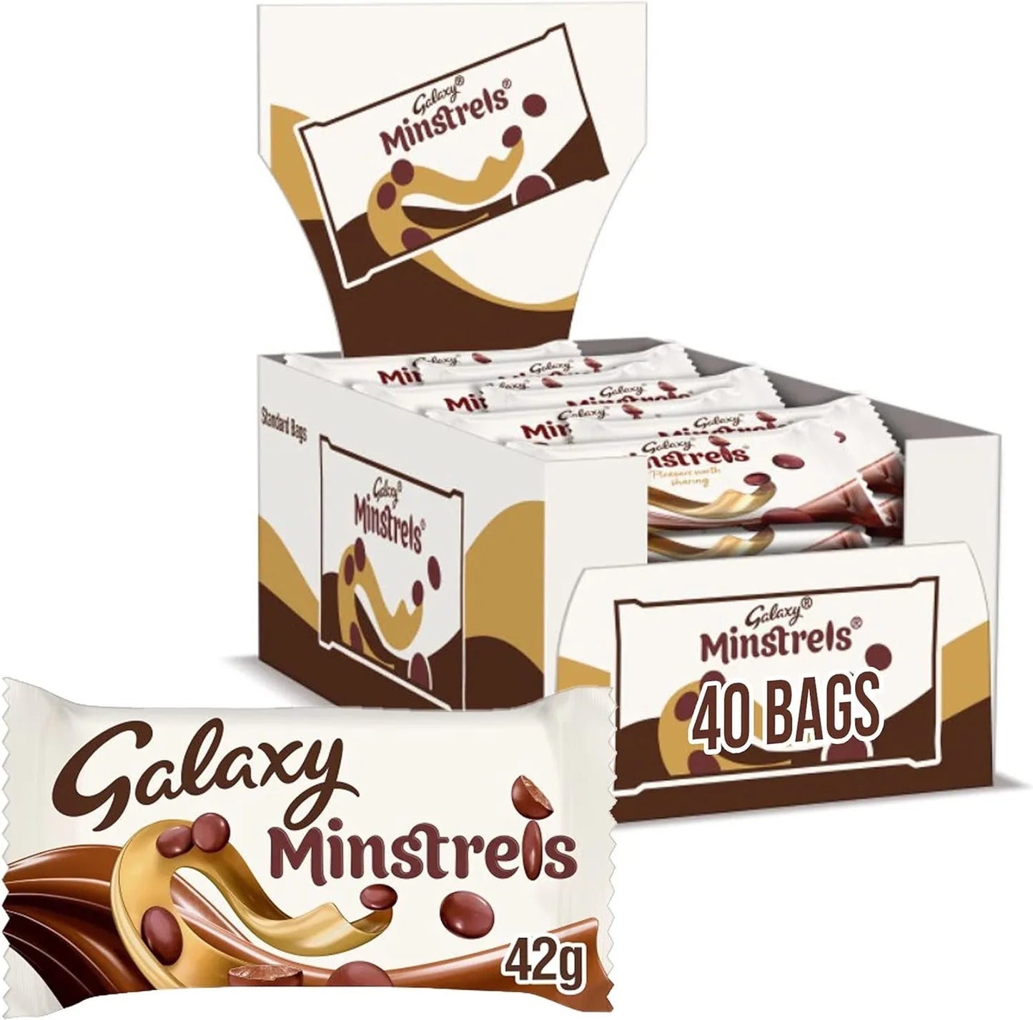 Galaxy Minstrels 40 x 42g - Bulkbuydirect