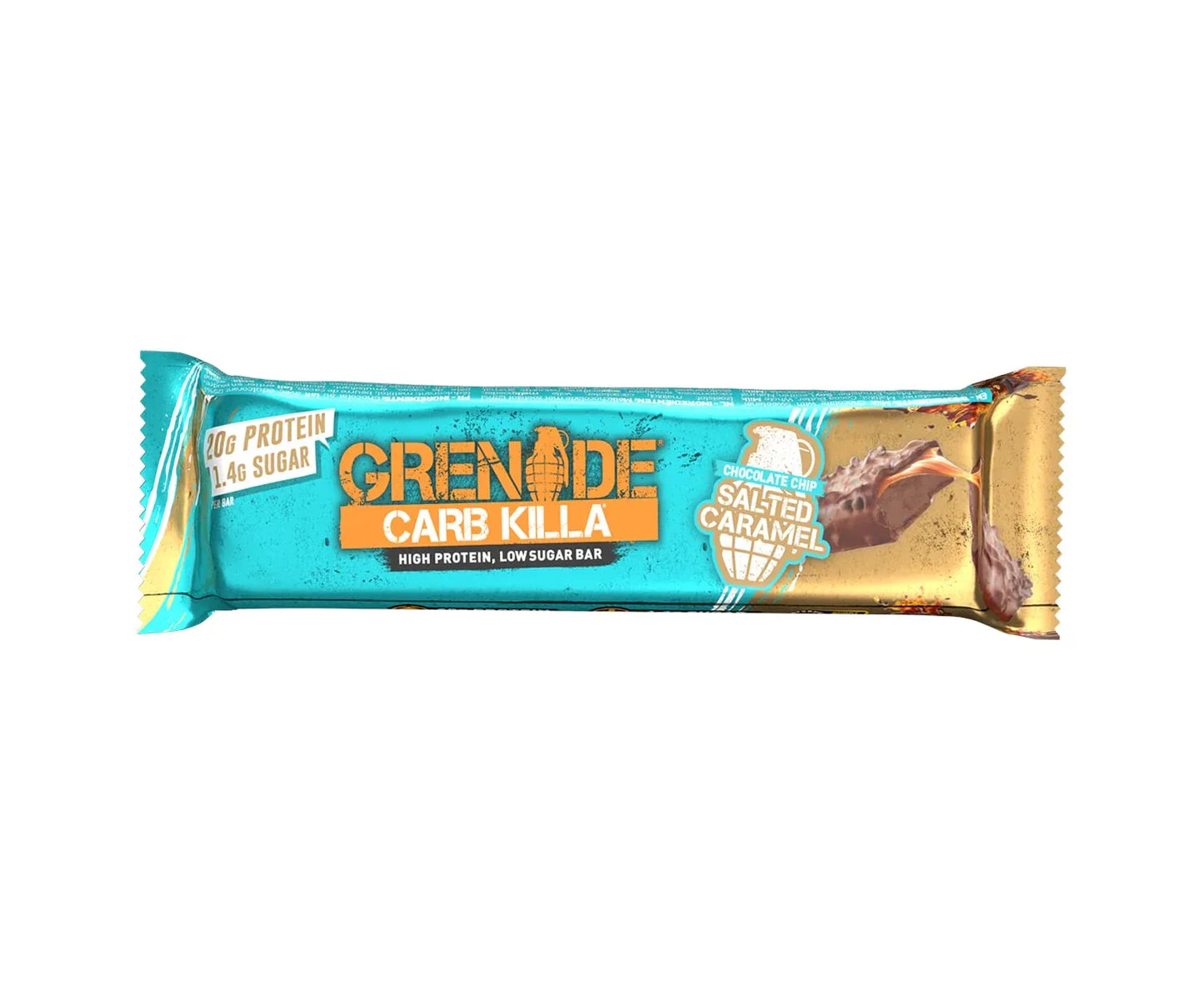 Grenade Chocolate Chip Salted Caramel Flavour 12 x 60g - Bulkbuydirect