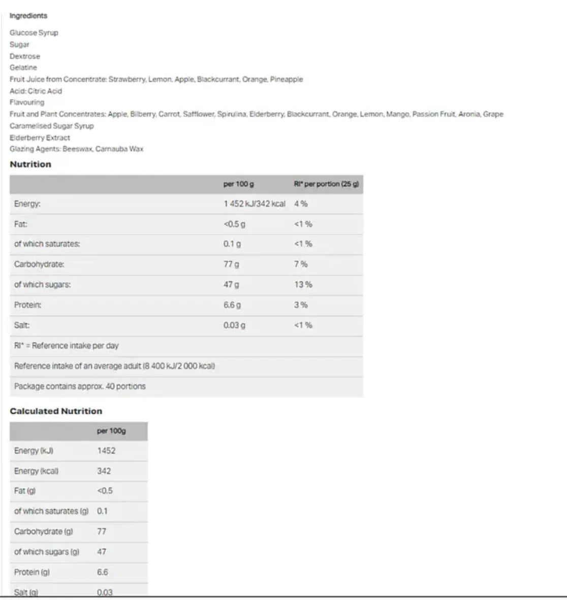 Haribo Starmix 1.4kg - Bulkbuydirect