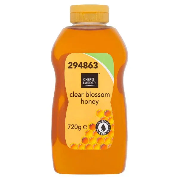 Chef's Larder Clear Blossom Honey 720g (Pack of 6) - Bulkbuydirect