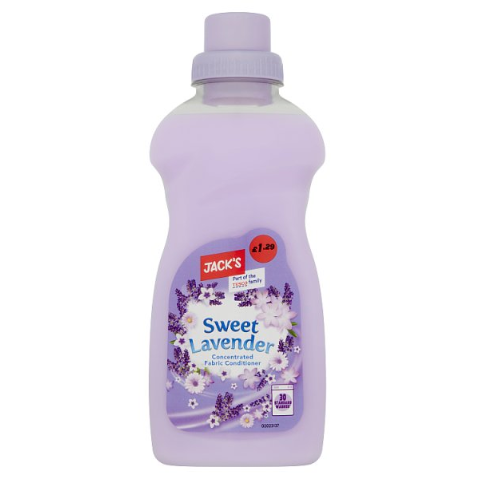 Jack's Sweet Lavender Concentrated Fabric Conditioner 30 Washes 750ml (Case of 8) - Bulkbuydirect
