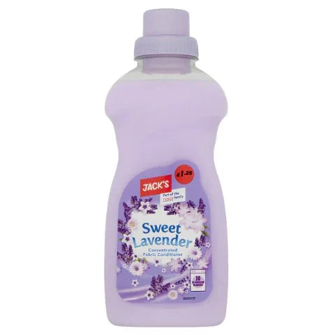 Jack's Sweet Lavender Concentrated Fabric Conditioner 30 Washes 750ml (Case of 8) - Bulkbuydirect