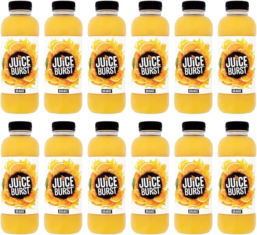 Juice Burst Orange, 400ml, Case of 12 - Bulkbuydirect