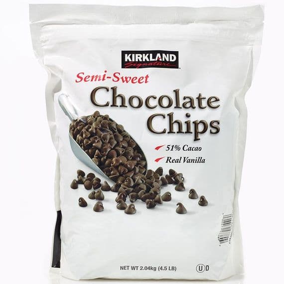 Kirkland Signature Chocolate Chips, 2kg - Bulkbuydirect