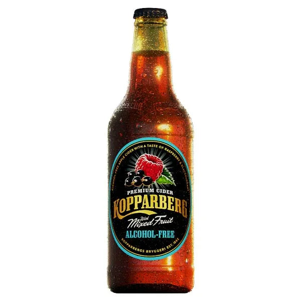 Kopparberg Premium Cider Alcohol-Free with Mixed Fruit 500ml (Pack of 8) - Bulkbuydirect
